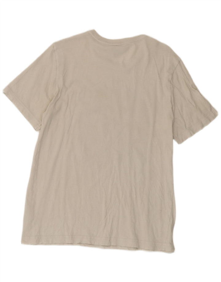 Adidas Herre grafisk T-shirt Top Medium White Camouflage Bomuld