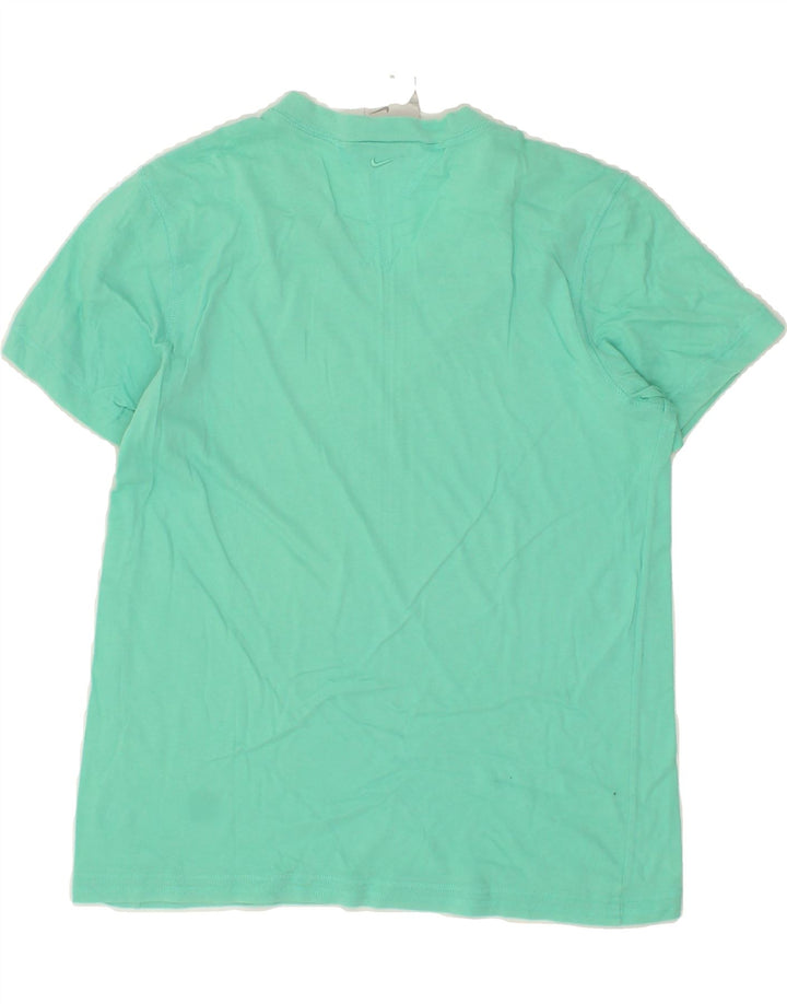 NIKE Womens T-Shirt Top UK 10 Small Green Cotton Vintage Nike and Second-Hand Nike from Messina Hembry 