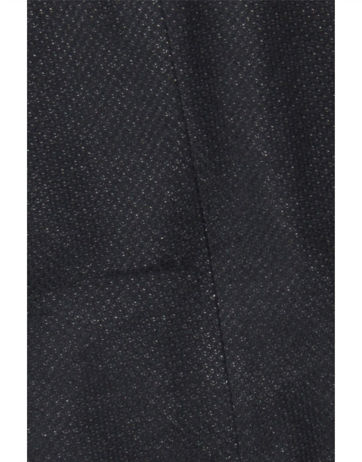 Zara Herre 2-knaps blazerjakke UK 40 Stor marineblå polyester