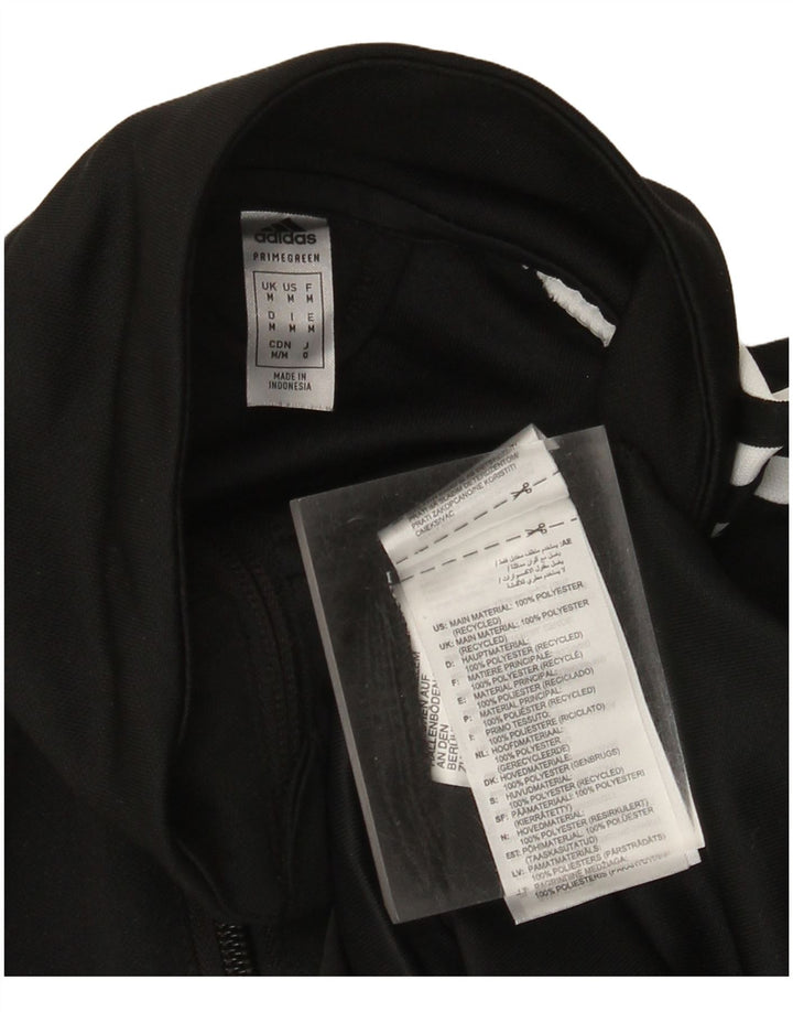 Adidas Herre Aeroready Graphic Tracksuit Top Jakke Medium Sort Polyester