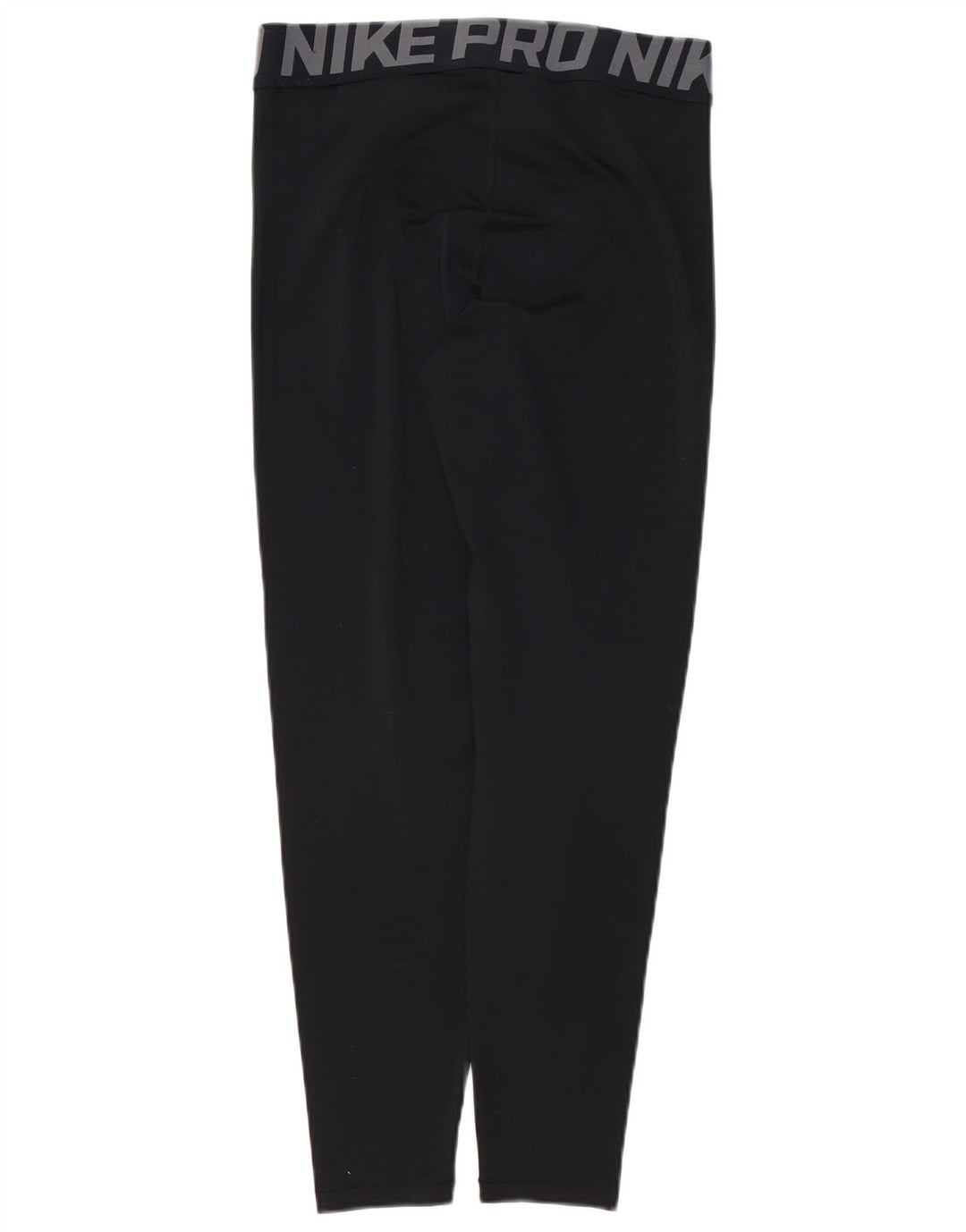 NIKE Dri Fit grafiske leggings til kvinder UK 12 Medium Black Polyester