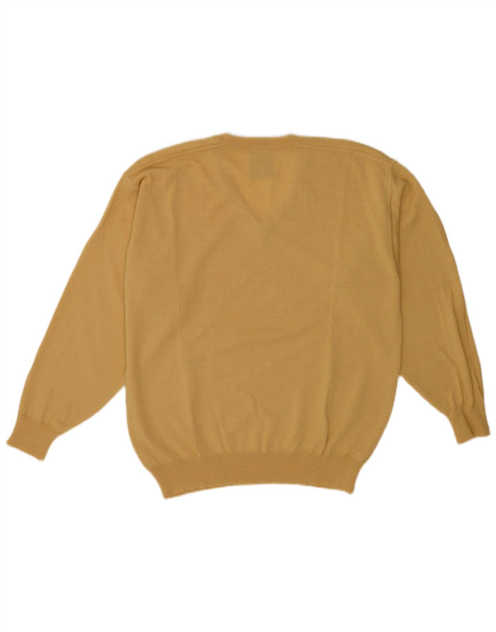 Il Granchio Herre V-hals sweater Medium Gul