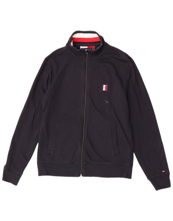 Tommy Hilfiger Herre træningsdragt Top jakke Stor marineblå bomuld