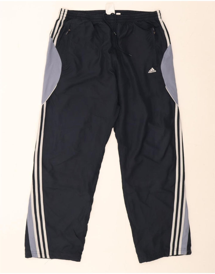 Adidas Træningsdragtsbukser til mænd XL Marineblå Colourblock Polyester