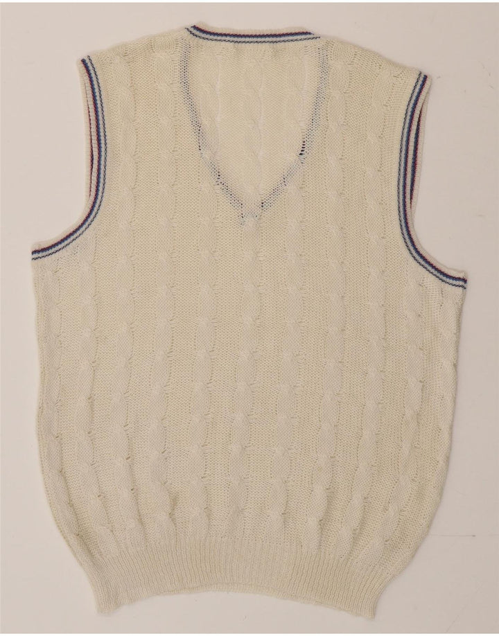 Vintage Herrevest Tank Top Medium Off White