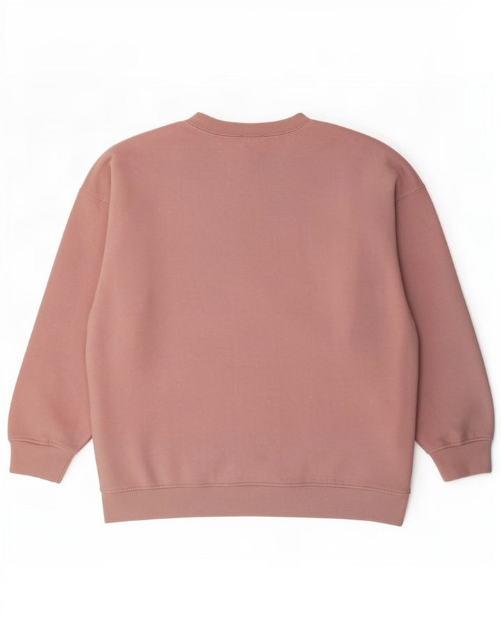 Zara Womens Oversized Sweatshirt Jumper UK 10 Small Pink