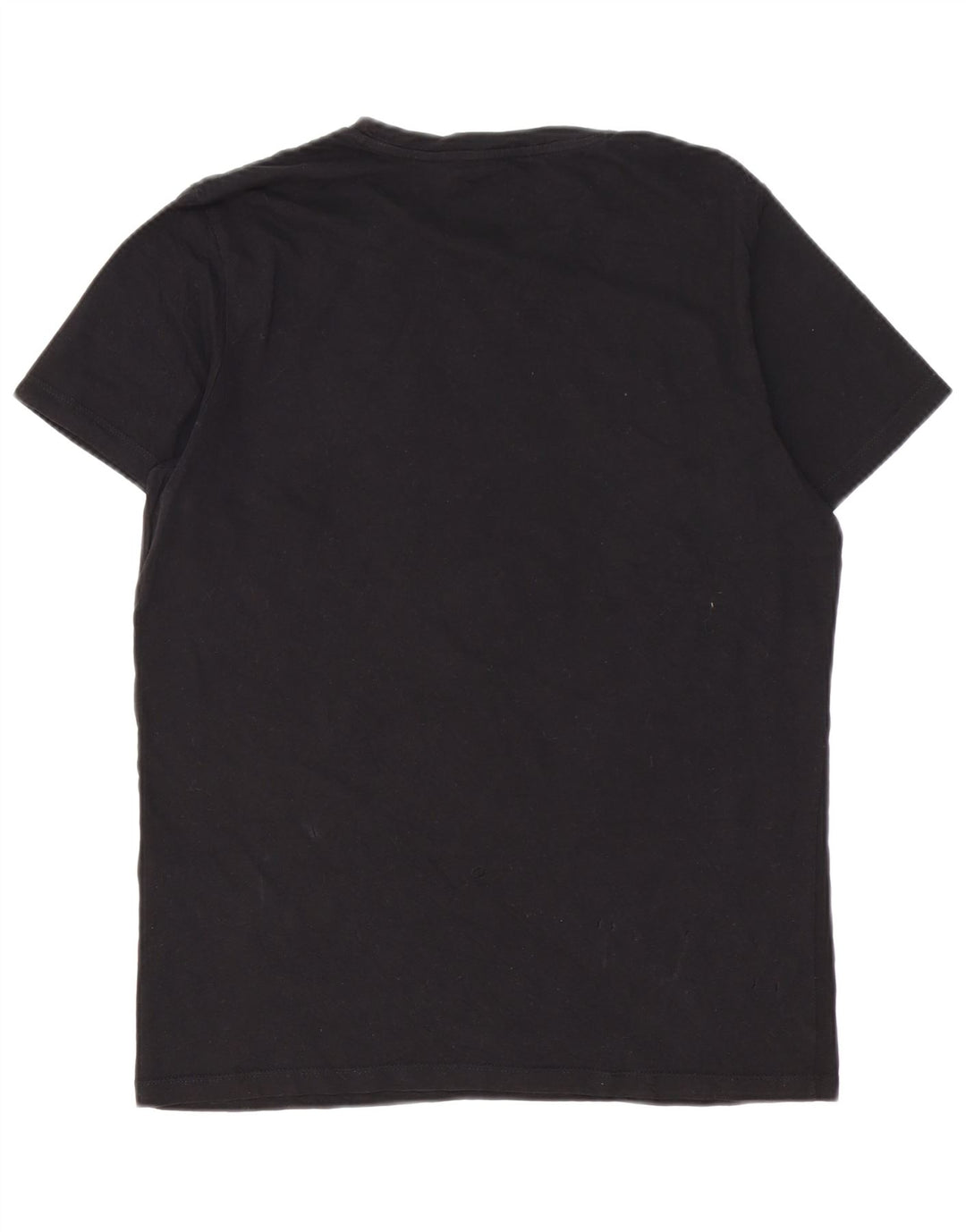 JACK & JONES Herre Core Grafisk T-Shirt Top Medium Sort Bomuld