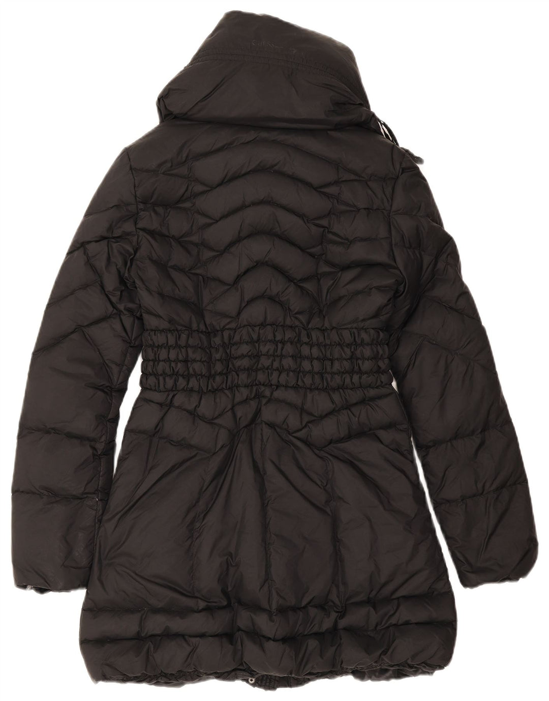 Guess Womens Polstret Frakke UK 8 Small Black Polyester