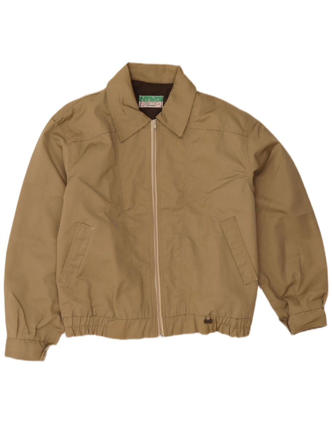 Dernic Herre Bomber Jacket UK 40 Large Beige