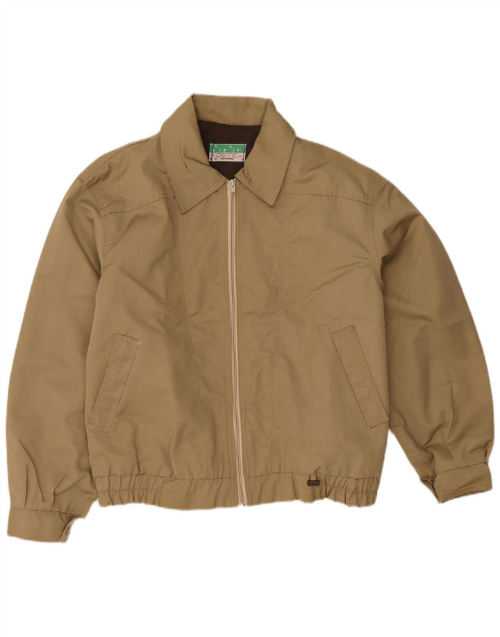 Dernic Herre Bomber Jacket UK 40 Large Beige
