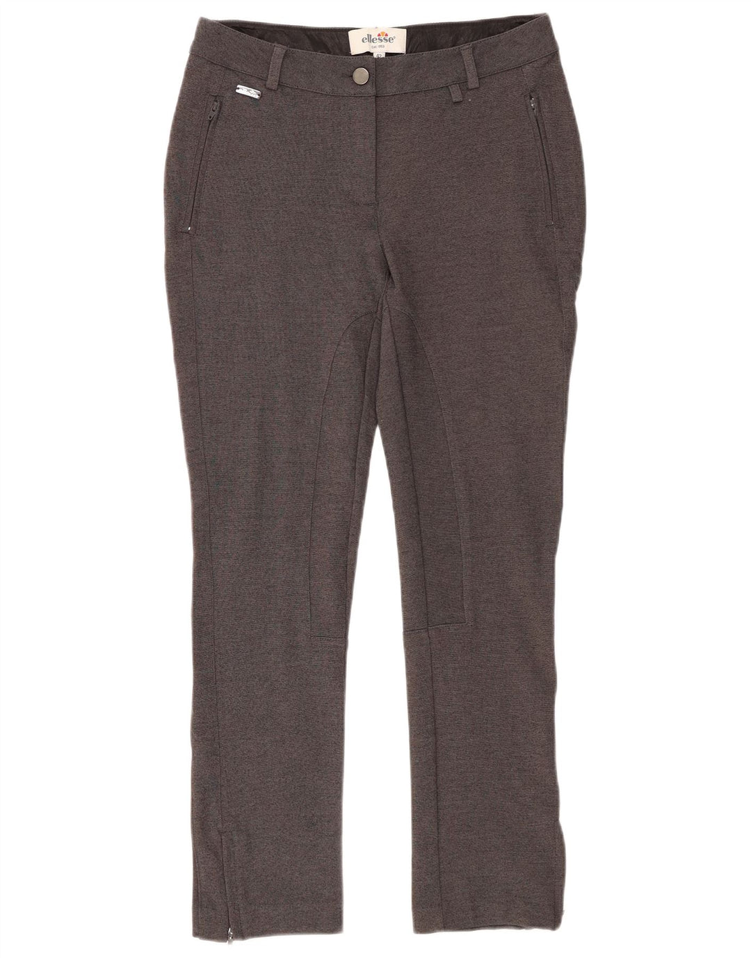 ELLESSE Slim Chino Bukser IT 42 Medium W28 L27 Grå Rayon