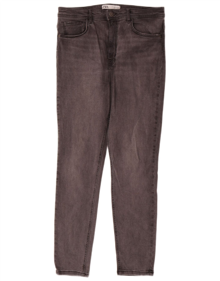 Zara Dame Skinny Jeans EU 42 Large W32 L27 Grå