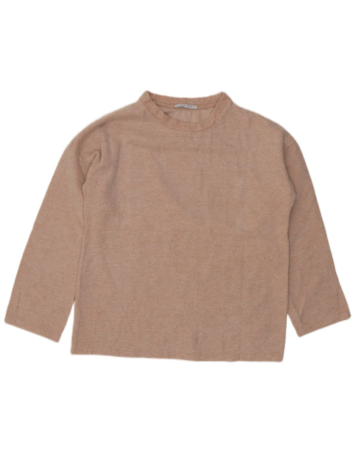 Zara Dame Trafaluc Oversized Top Langærmet UK 10 Small Pink