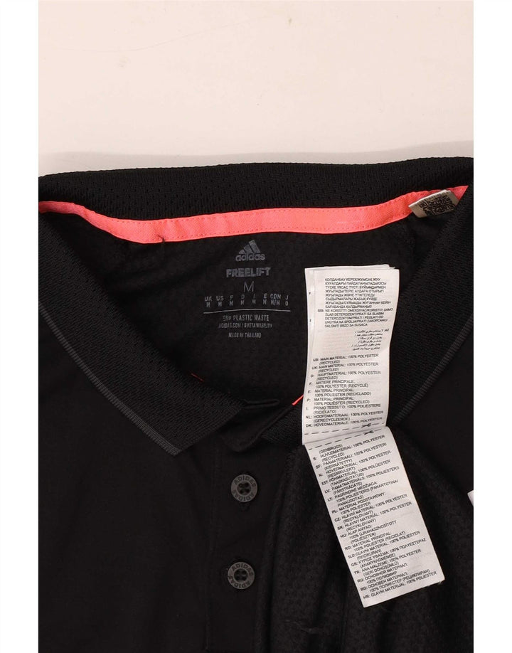Adidas Herre Regular Fit Polo Shirt Medium Sort Polyester