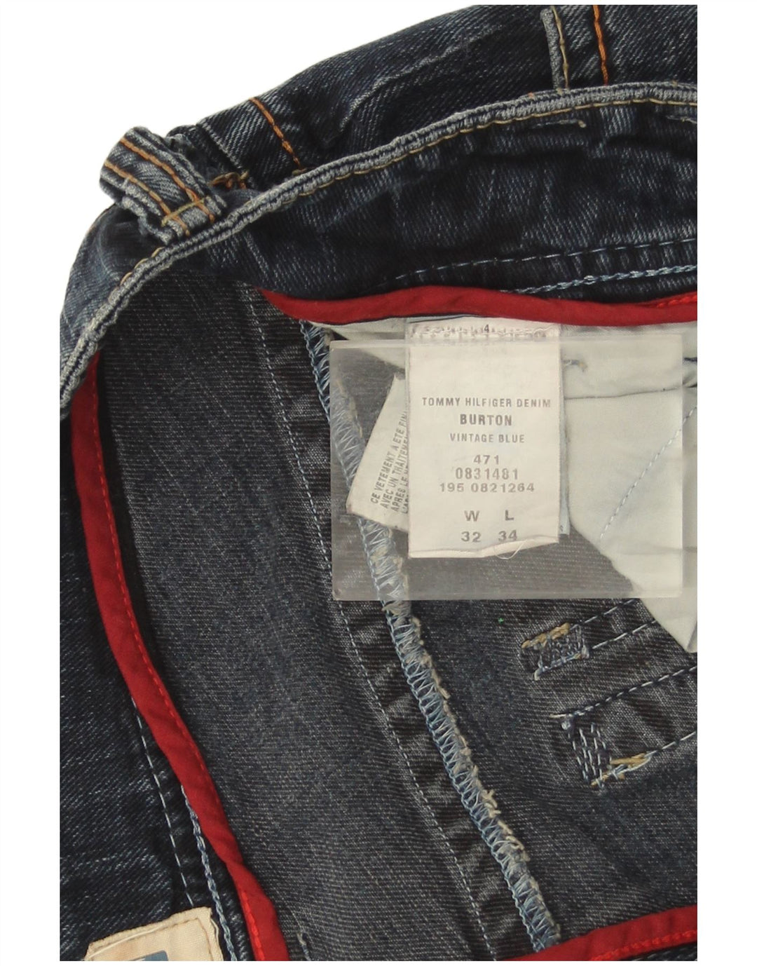 Burton lige jeans til kvinder W32 L30 marineblå bomuld