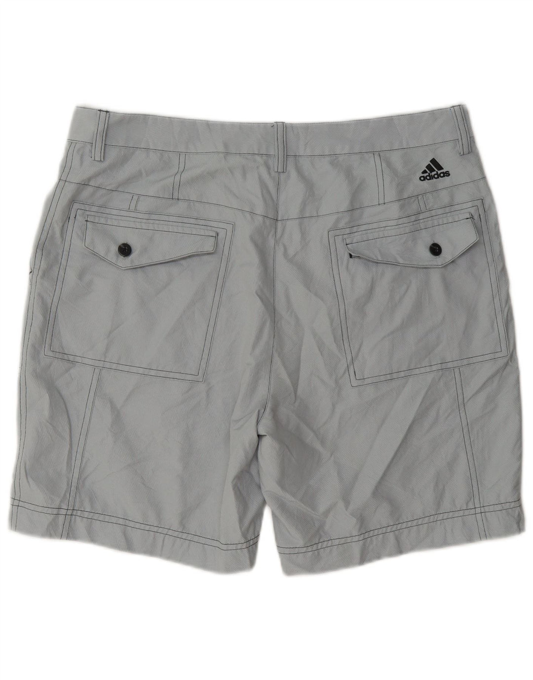 Adidas Chino Shorts til mænd W34 Large Grå Polyester