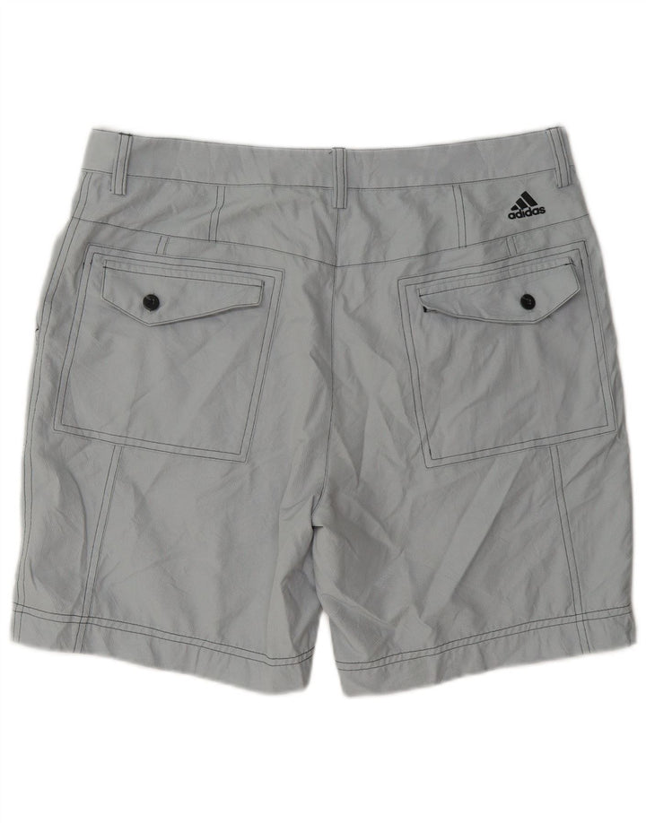 Adidas Chino Shorts til mænd W34 Large Grå Polyester