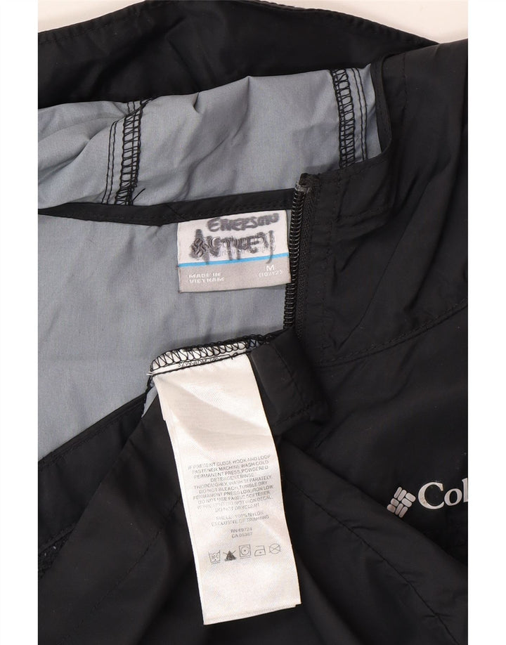Columbia Boys Hætte regnjakke 10-11 år Medium Sort Nylon