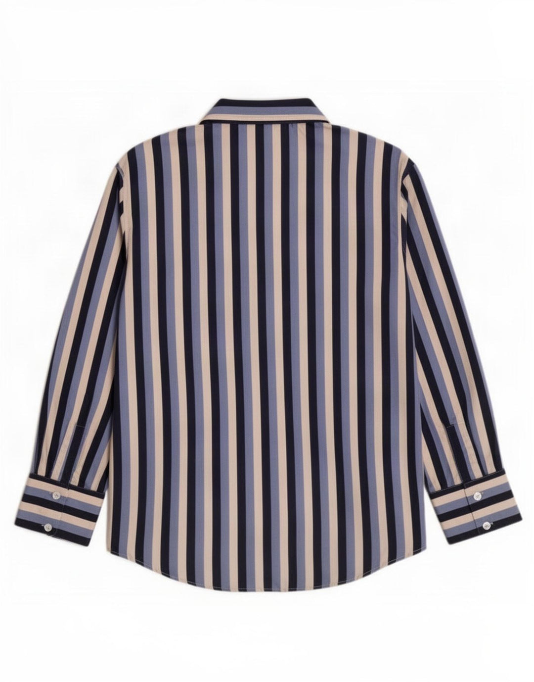 Zara skjortebluse til kvinder UK 10 Lille blå stribet polyester