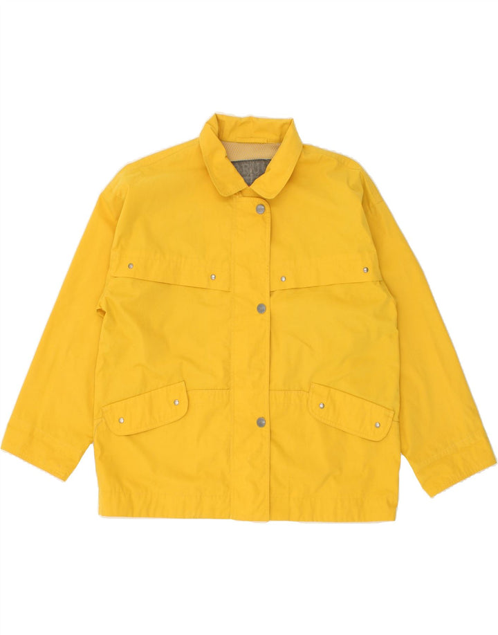 BRUGI Womens Bomber Jacket UK 18 XL Yellow Vintage Brugi and Second-Hand Brugi from Messina Hembry 