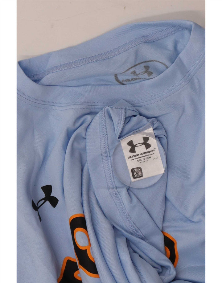 Under Armour Herre Grafisk T-Shirt Top Stor Blå