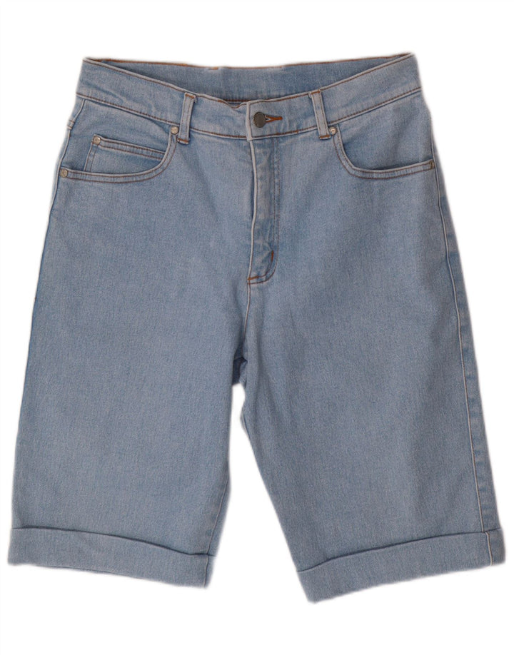 JOHN BANER Mens Denim Shorts W32 Medium Blue Cotton