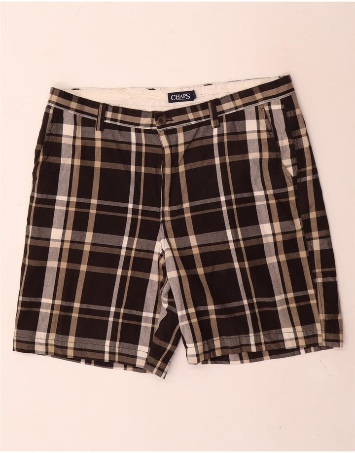 Chaps Herre Chino Shorts W38 XL brun ternet bomuld