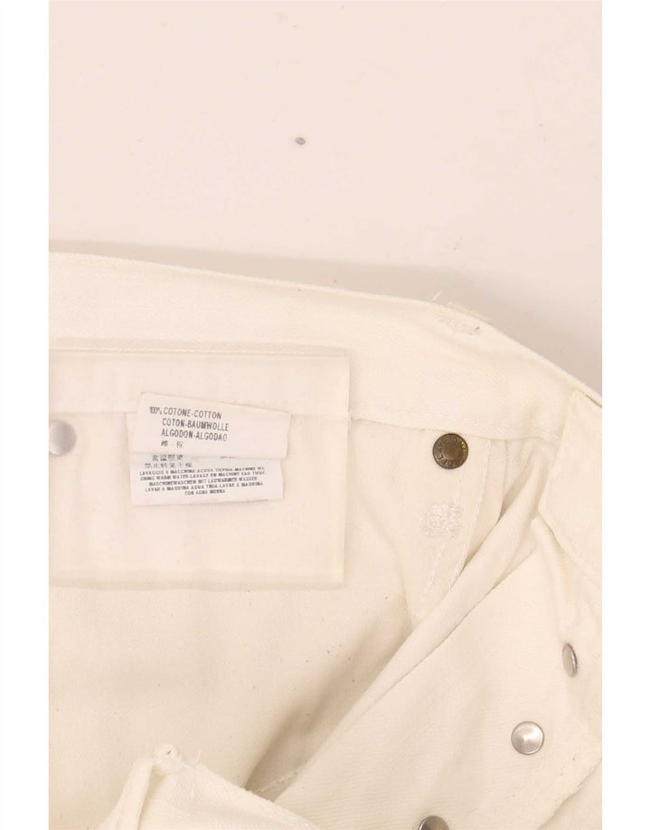 Replay Herre Straight Jeans W38 L34 Hvid Bomuld