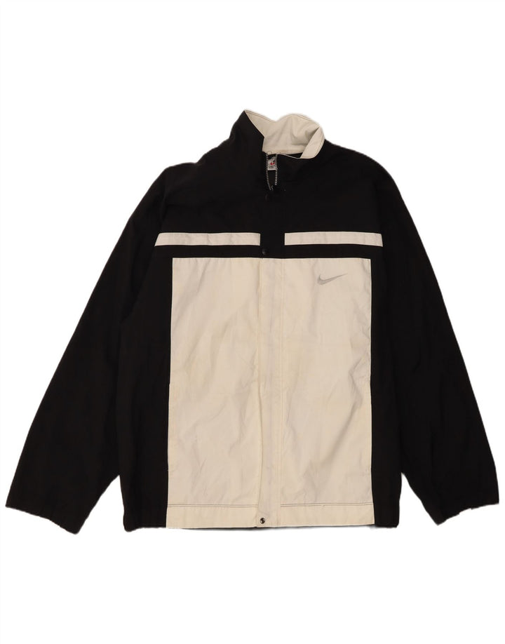 Nike Træningsdragt til mænd, topjakke XL Sort Colourblock Nylon