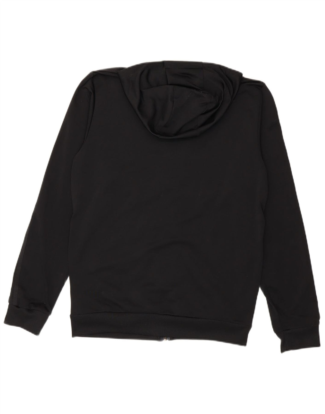 Adidas Hættetrøje med lynlås til mænd UK 38/40 Medium Sort Polyester