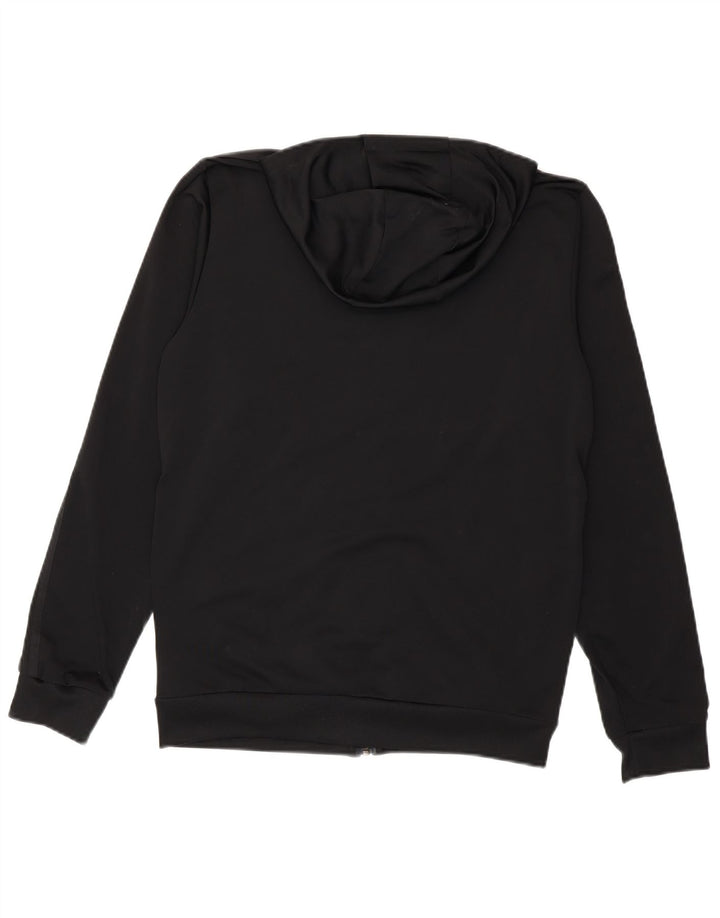 Adidas Hættetrøje med lynlås til mænd UK 38/40 Medium Sort Polyester