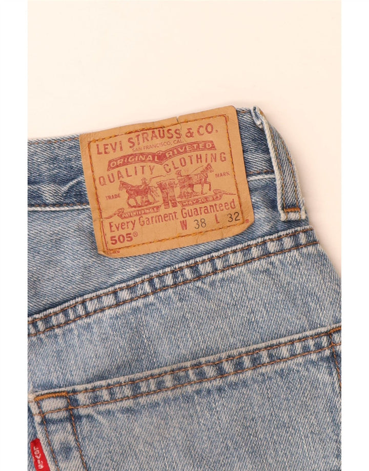 Levi's Womens 505 denimshorts W38 XL Blå