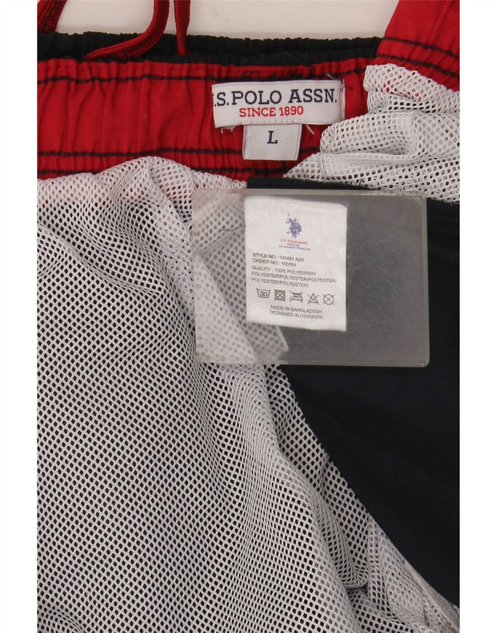 U.S. Polo Assn. Herre badeshorts store marineblå polyester