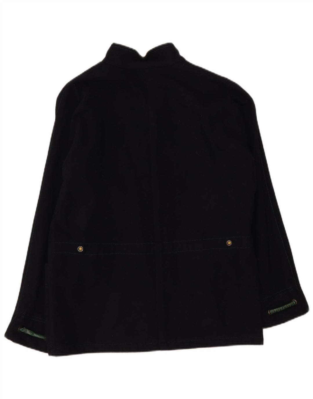 Vintage Kvinder Utility Jacket UK 16 Large Navy Blue