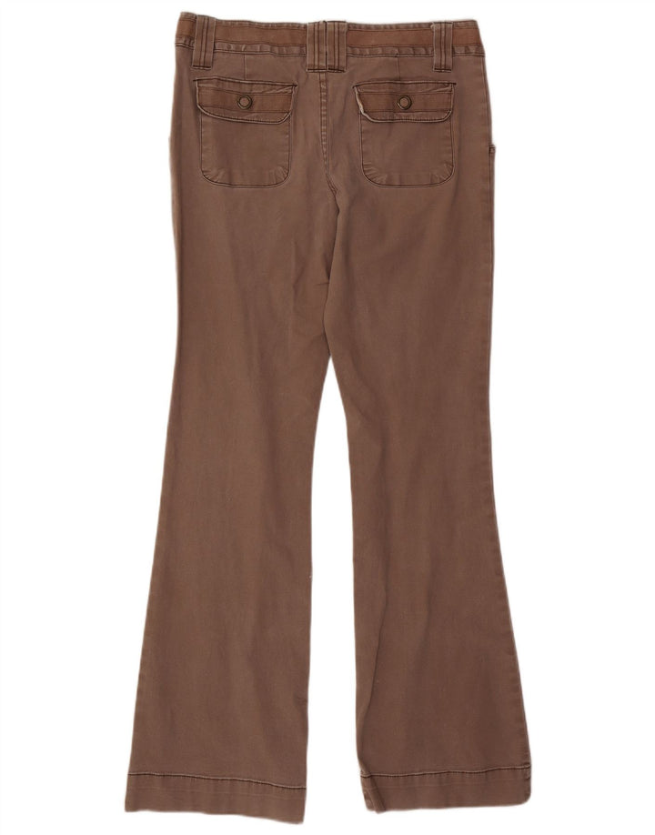 MOSSIMO Dame Bootcut Casual Bukser US 11 Large W32 L31 Brun Bomuld