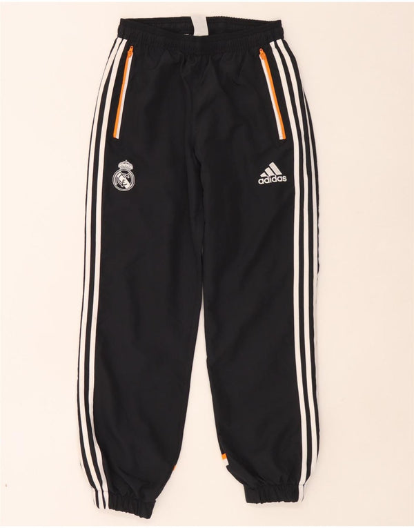 Adidas Boys Real Madrid Træningsdragt Bukser Joggers 15-16 år Marineblå