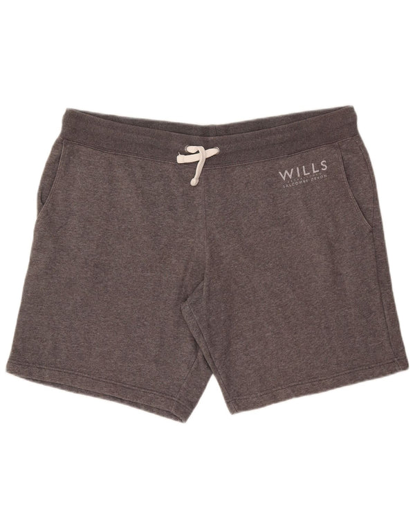 Jack Wills Herre Salcombe Devon Sportshorts XL Grå Bomuld