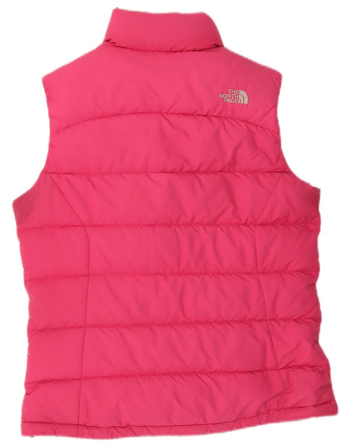 The North Face Womens Polstret Gilet UK 10 Small Pink Polyester