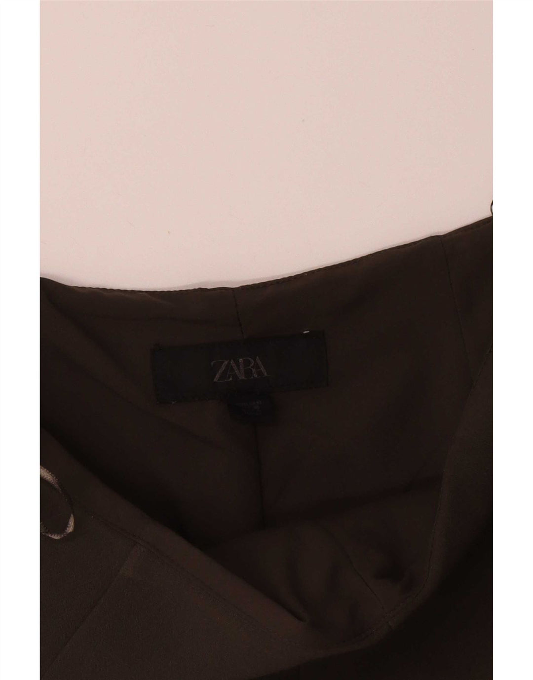 Zara Dame Højtalje Casual Shorts Medium W28 Brun