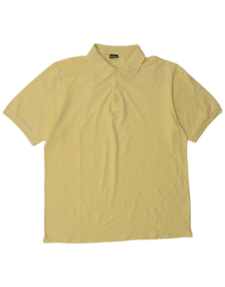 Invicta herre poloshirt stor gul bomuld