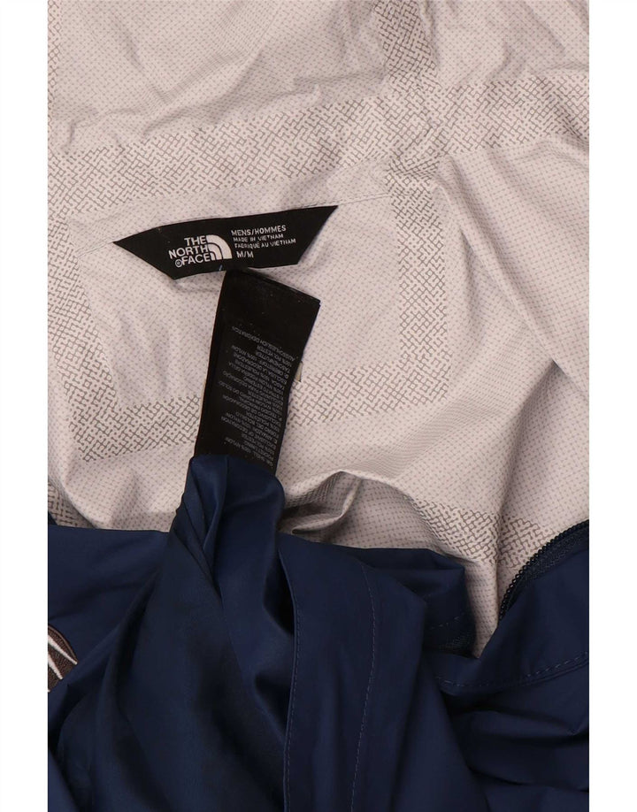 The North Face Regnjakke med hætte til mænd UK 38 Medium Navy Blue Nylon