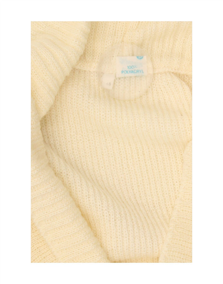Creation Dame oversized cardigan sweater IT 40 Small Off White Akryl