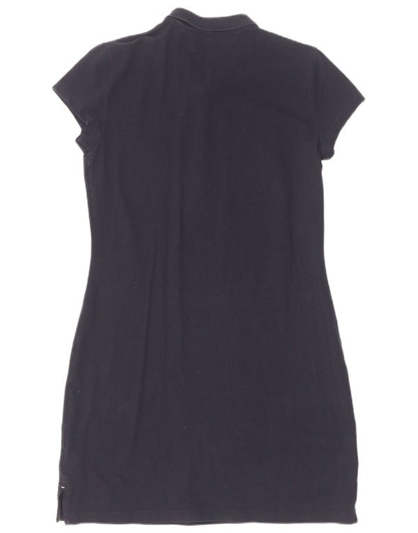 Tommy Hilfiger Dame Slim Fit Polo Dress UK 14 Large Navy Blue Cotton
