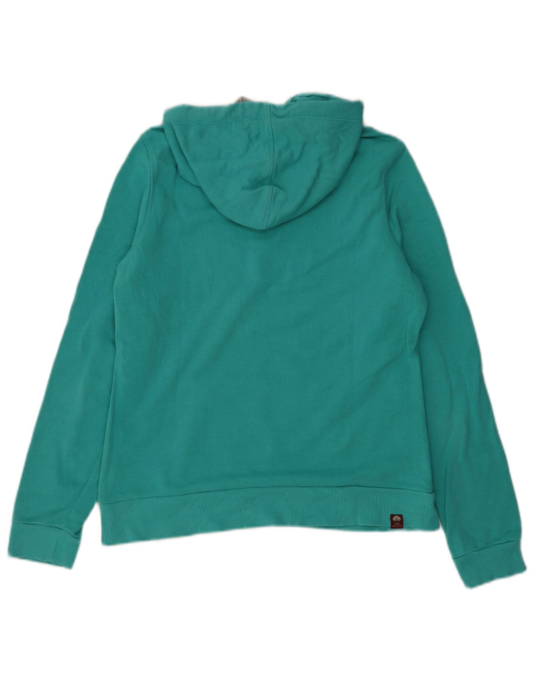 PUMA Womens Graphic Hoodie Jumper UK 14 Medium Green