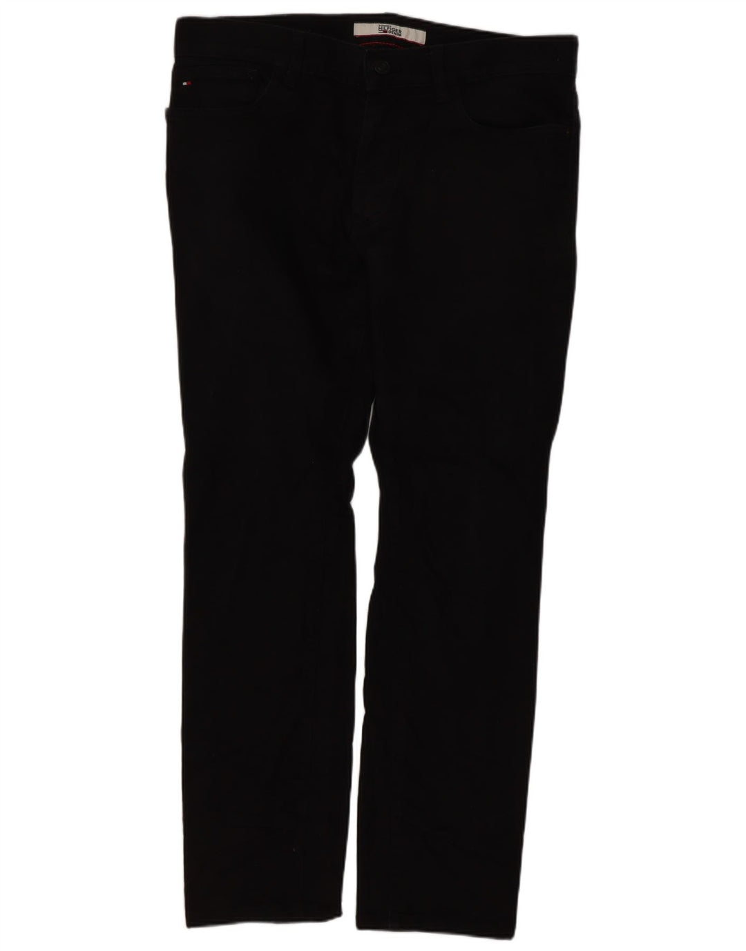 Tommy Hilfiger Herre Slim Jeans W32 L30 Sort Bomuld