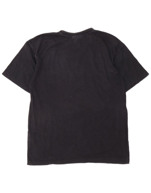 Puma Herre Grafisk T-Shirt Top Medium Sort Bomuld