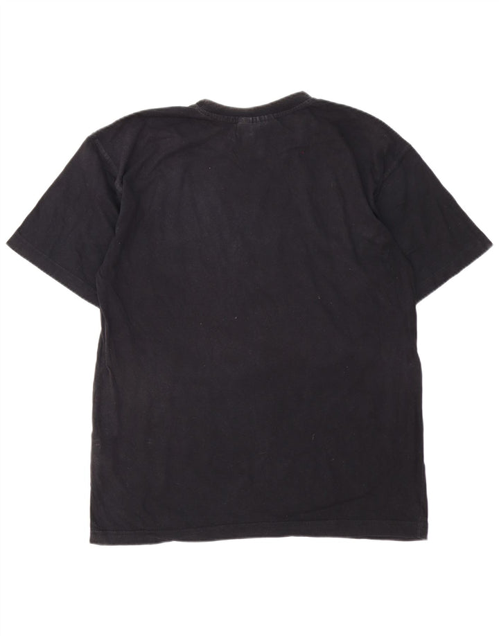 Puma Herre Grafisk T-Shirt Top Medium Sort Bomuld
