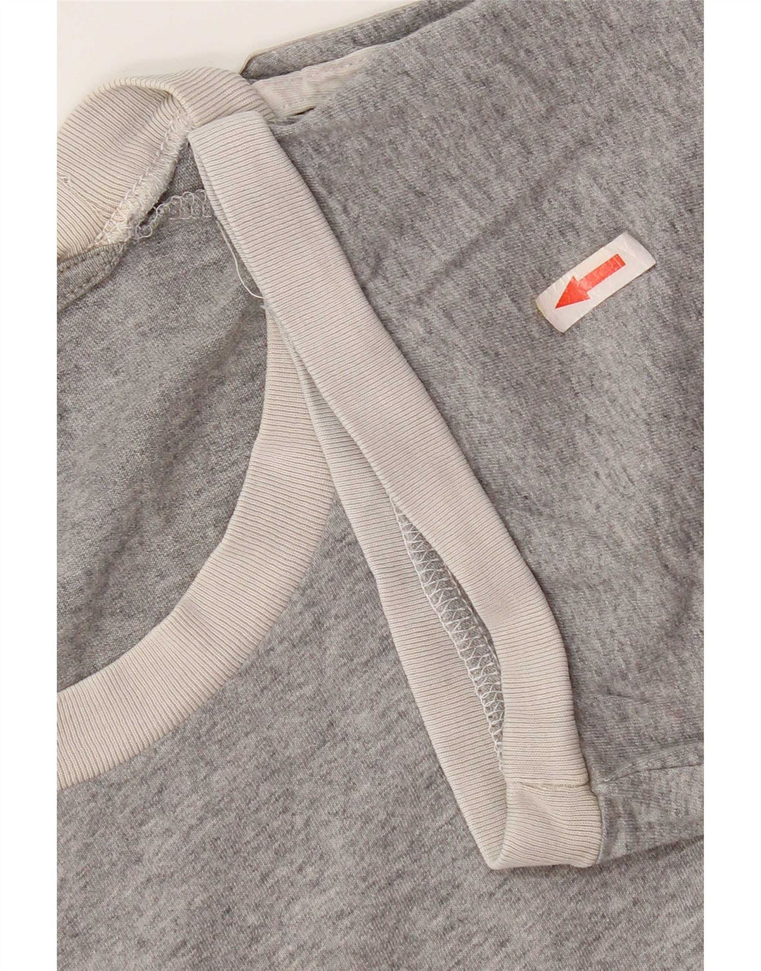 Adidas Herre T-Shirt Top Stor Grå Colourblock Bomuld
