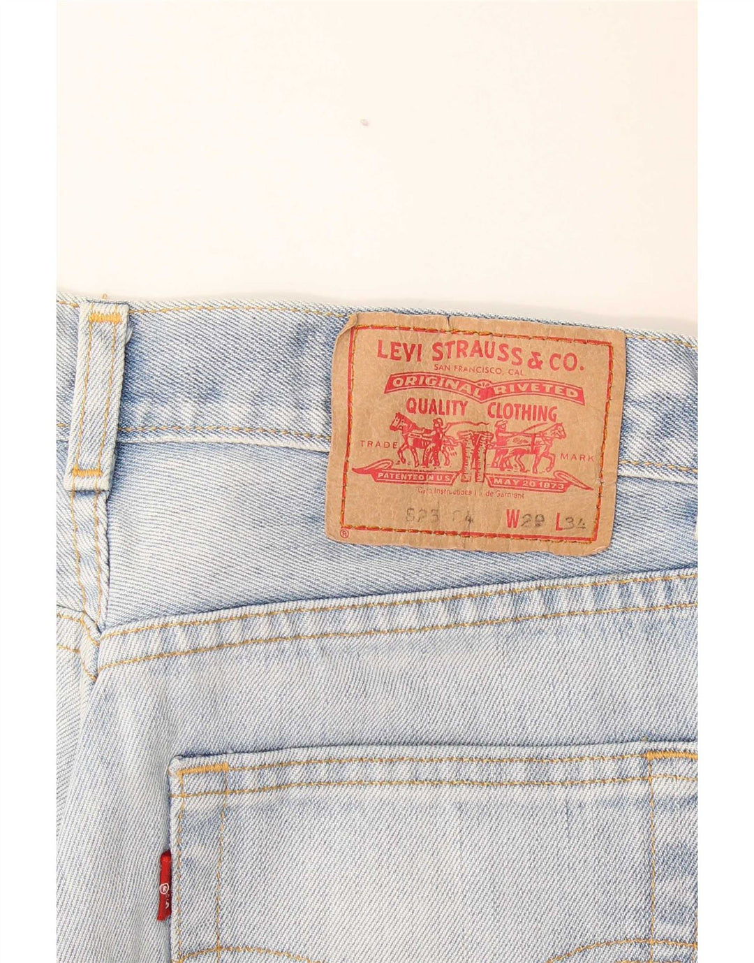 Levi's Dame Bootcut Jeans W29 L31 Blå Bomuld