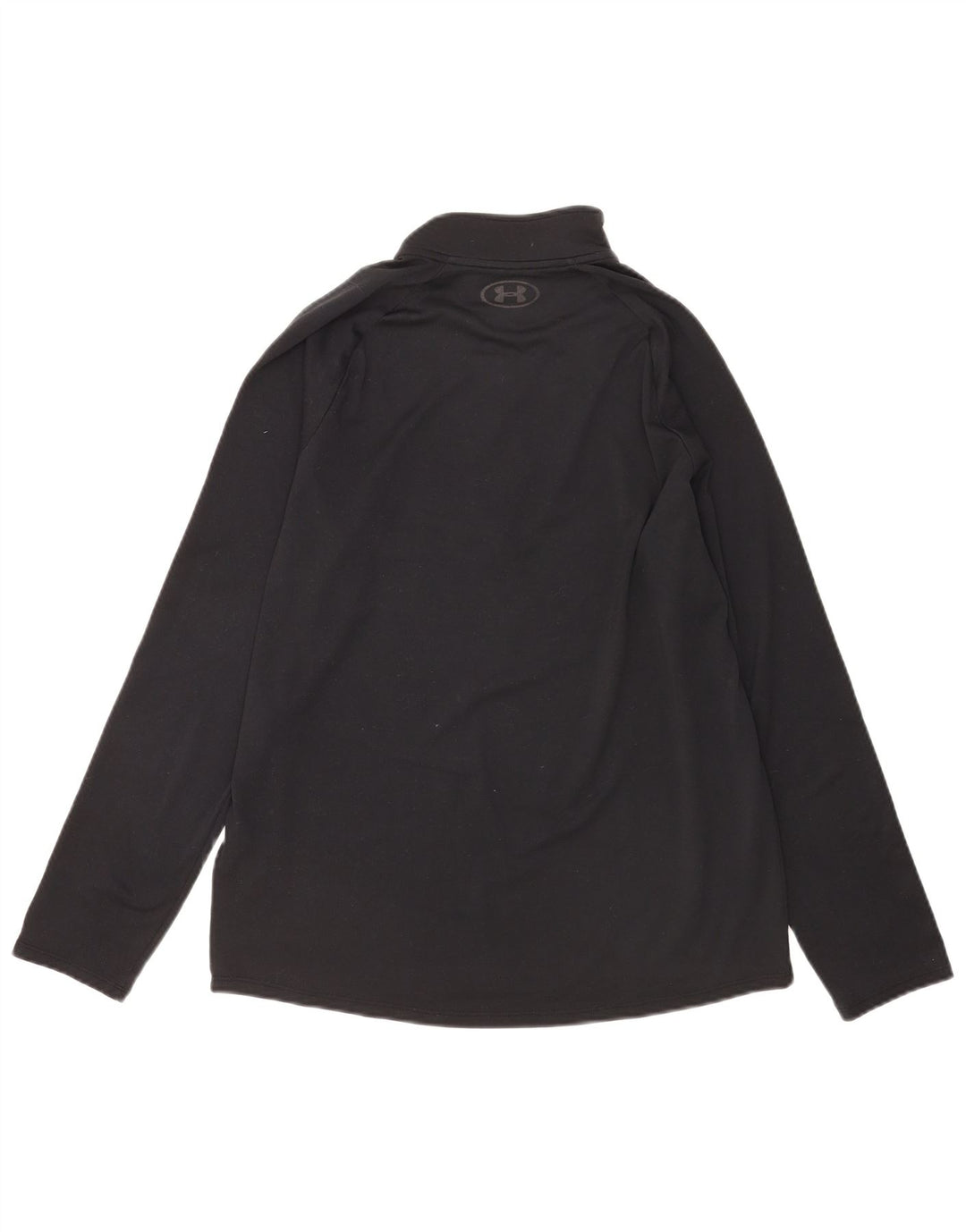 Under Armour Herre Heat Gear Zip Neck Pullover Træningsdragt Top Medium Sort